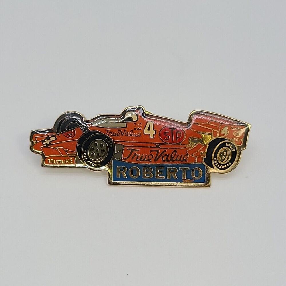 Roberto Guerrero True Value Team IndyCar Race Car Auto Racing Lapel Pin Pinback